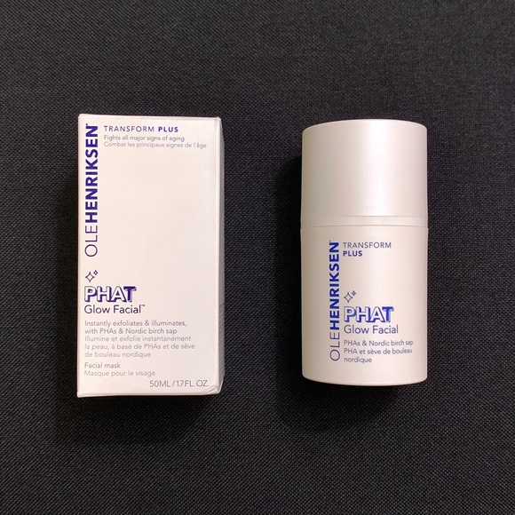 OLE HENRIKSEN Phat Glow Facial Plumping & Exfoliating Mask — Full Size 50 mL NWT - Picture 1 of 5